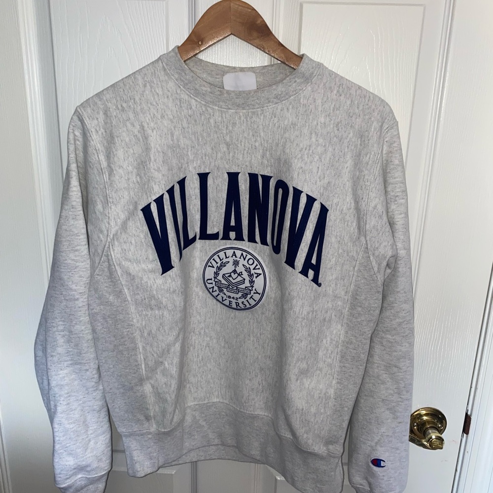 Grey Villanova College Sweatshirt